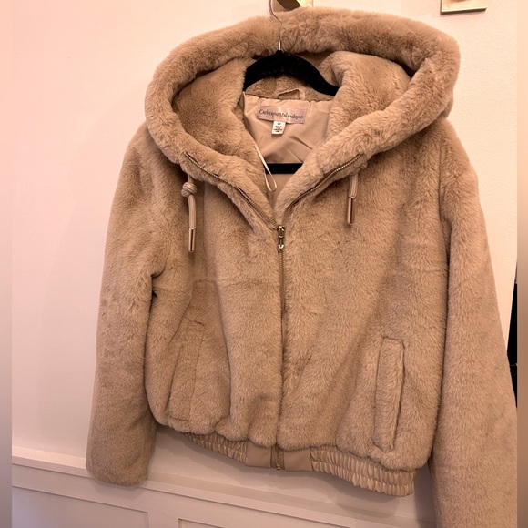 CATHERINE MALANDRINO
Hooded Faux Fur Jacket - Picture 7 of 9
